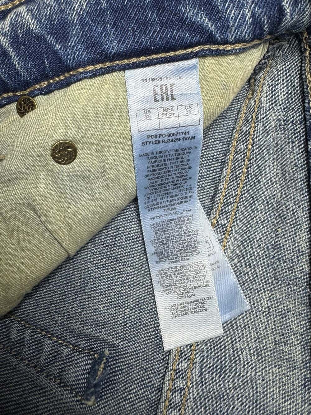 NEW Rag & Bone Harlow Mid-Rise Ankle Straight Jeans in Amity, Size 26 - Picture 7 of 8